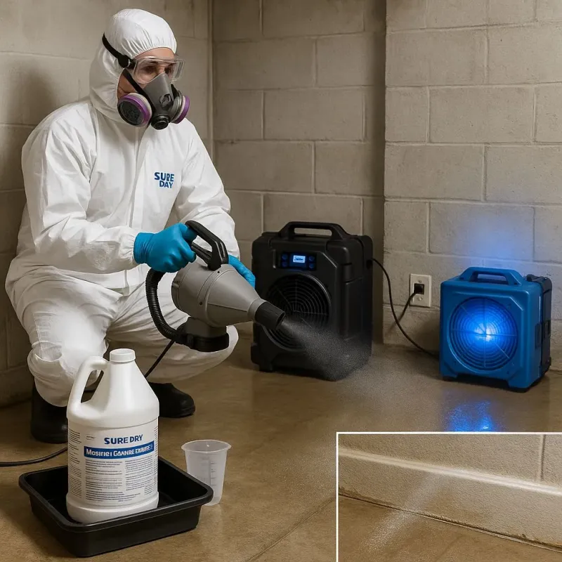 Sanitization and Odor Removal process in Stowe, VT